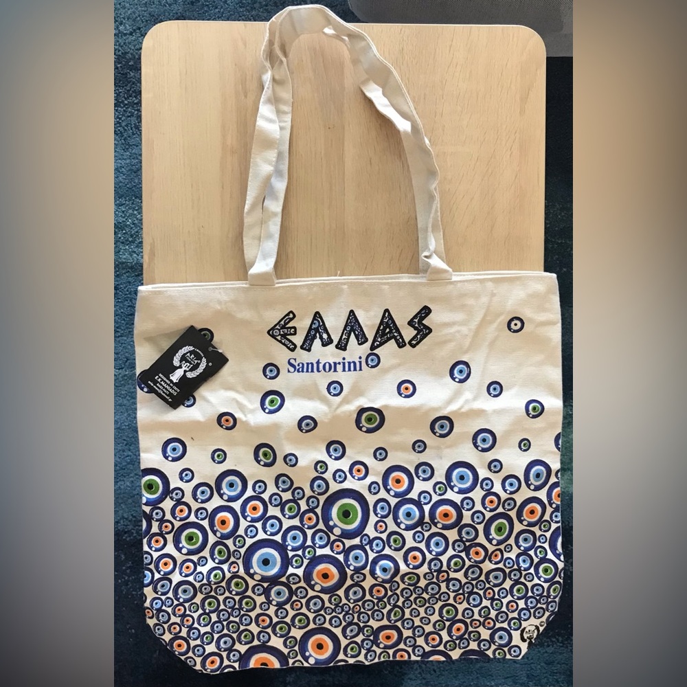 Santorini tote bag